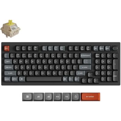 Keychron V5 Ultra 8k Bezprzewodowa Klawiatura Mechaniczna Pom Switch Banana Keychron V5 Ultra 8k Bezprzewodowa Klawiatura Mechaniczna Pom Switch Banana