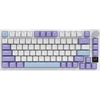 Mechaniczna Klawiatura Gamingowa AJAZZ AK820PRO - RGB, Fioletowy, Biały, Niebieski Mechaniczna Klawiatura Gamingowa AJAZZ AK820PRO - RGB, Fioletowy, Biały, Niebieski