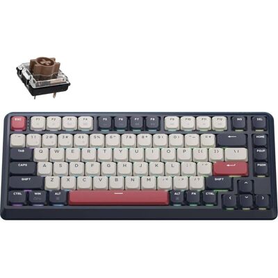 Klawiatura Mechaniczna Keychron J1 Qmk, Rgb, Hot-Swap, Dark Blue, Brown Klawiatura Mechaniczna Keychron J1 Qmk, Rgb, Hot-Swap, Dark Blue, Brown