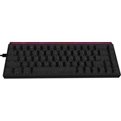 Klawiatura mechaniczna przewodowa Ajazz NK68 Red Switch Black USB-C Klawiatura mechaniczna przewodowa Ajazz NK68 Red Switch Black USB-C