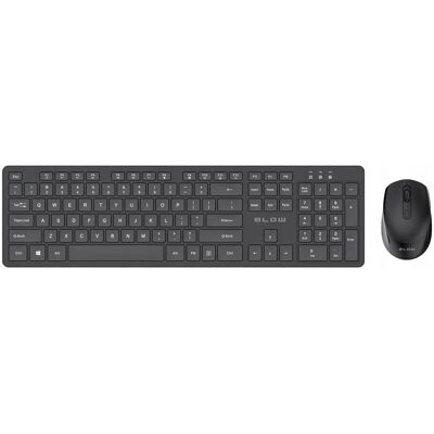Inny producent Klawiatura Mysz Zestaw Bezprzewodowy Ergonomiczny Czarny Do Laptop Pc Usb Inny producent Klawiatura Mysz Zestaw Bezprzewodowy Ergonomiczny Czarny Do Laptop Pc Usb