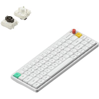 Nuphy Air65 V3 Bezprzewodowa Klawiatura Mechaniczna Nova White / Brown Nano Nuphy Air65 V3 Bezprzewodowa Klawiatura Mechaniczna Nova White / Brown Nano