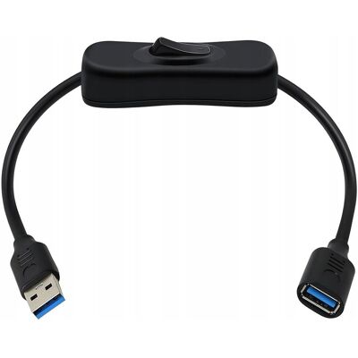 Inny producent Przedłużacz 05m Usb 30 Z Włącznikiem Do Komputera Laptopa Klawiatury Inny producent Przedłużacz 05m Usb 30 Z Włącznikiem Do Komputera Laptopa Klawiatury