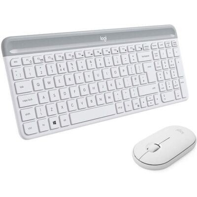 Logitech Slim Wireless Keyboard And Mouse Combo Mk470 - Offwhite - Us Int'L - Intnl Logitech Slim Wireless Keyboard And Mouse Combo Mk470 - Offwhite - Us Int'L - Intnl