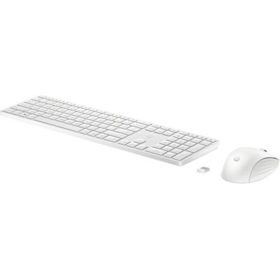 Zestaw Bezprzewodowy Klawiatura I Mysz Hp 650 (Biała) Zestaw Bezprzewodowy Klawiatura I Mysz Hp 650 (Biała)