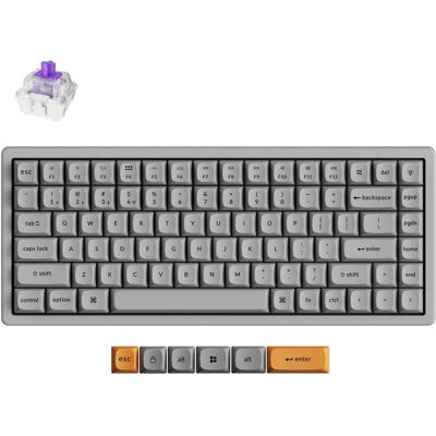 Bezprzewodowa Klawiatura Magnetyczna Keychron K2 He Betonowa Nebula Switch Bezprzewodowa Klawiatura Magnetyczna Keychron K2 He Betonowa Nebula Switch