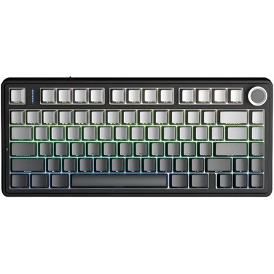 Klawiatura Bezprzewodowa Gamingowa Magnetyczna Aula F75 He Szara Gradient Klawiatura Bezprzewodowa Gamingowa Magnetyczna Aula F75 He Szara Gradient