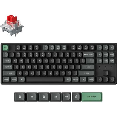 Klawiatura Bezprzewodowa Mechaniczna Keychron K8 Ultra 8k Apex Red, K8u-J1 Klawiatura Bezprzewodowa Mechaniczna Keychron K8 Ultra 8k Apex Red, K8u-J1