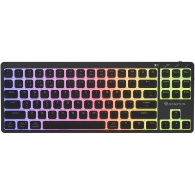 Klawiatura Gamingowa Genesis Thor 430 Tkl Outemu Silent Pink Bezprzewodowa Mechaniczna Podświetlana Czarna Hot-Swap Slim Klawiatura Gamingowa Genesis Thor 430 Tkl Outemu Silent Pink Bezprzewodowa Mechaniczna Podświetlana Czarna Hot-Swap Slim