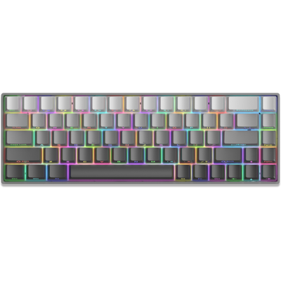 Klawiatura Mechaniczna White Shark Nunchaku Hot Swap Rgb Blue Switch Us Klawiatura Mechaniczna White Shark Nunchaku Hot Swap Rgb Blue Switch Us