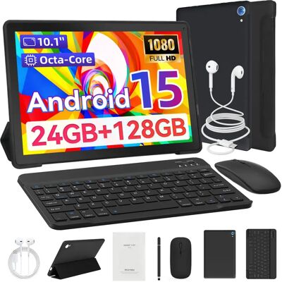 HotLight Tablet Zestaw Hotight 24gb/128gb 10,1” Android 15 Ośmiordzeniowy 5000mah Czarny HotLight Tablet Zestaw Hotight 24gb/128gb 10,1” Android 15 Ośmiordzeniowy 5000mah Czarny