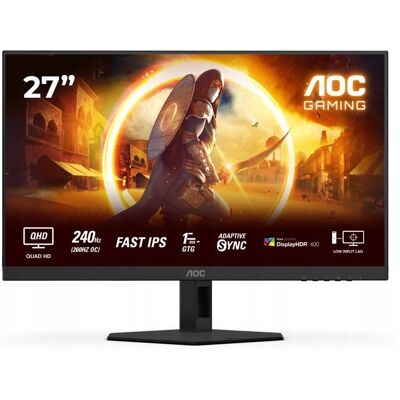 AOC Monitor Q27G4ZR 27 cali Fast IPS 240Hz HDMIx2 DP Pivot AOC Monitor Q27G4ZR 27 cali Fast IPS 240Hz HDMIx2 DP Pivot