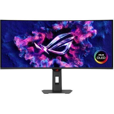 Asus Monitor 34 cale XG34WCDG QD-OLED 175Hz* 1800R DP 2xHDMI DP USB-C USBx2 21:9 H:0-110MM Asus Monitor 34 cale XG34WCDG QD-OLED 175Hz* 1800R DP 2xHDMI DP USB-C USBx2 21:9 H:0-110MM
