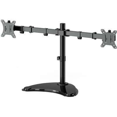 Gembird Stojak Biurkowy Na Dwa Monitory (regulowany) 13”-32”, Do 8 Kg Gembird Stojak Biurkowy Na Dwa Monitory (regulowany) 13”-32”, Do 8 Kg