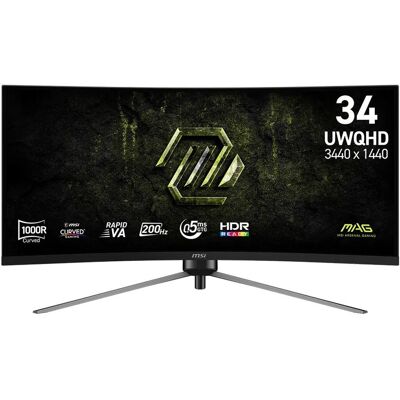 Inny producent Monitor Gamingowy Msi Mag 345cqrf E20 34' Uwqhd 200hz 0,5ms Rapid Va Inny producent Monitor Gamingowy Msi Mag 345cqrf E20 34' Uwqhd 200hz 0,5ms Rapid Va