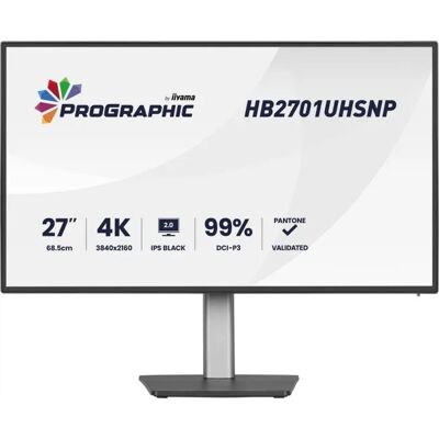 Monitor iiyama ProGraphic HB2701UHSNP-B1 - IPS 4K USB-C PW96W 27' Monitor iiyama ProGraphic HB2701UHSNP-B1 - IPS 4K USB-C PW96W 27'