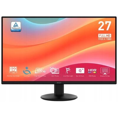 Monitor Lcd 27' Ips/pro Mp272l Msi Monitor Lcd 27' Ips/pro Mp272l Msi