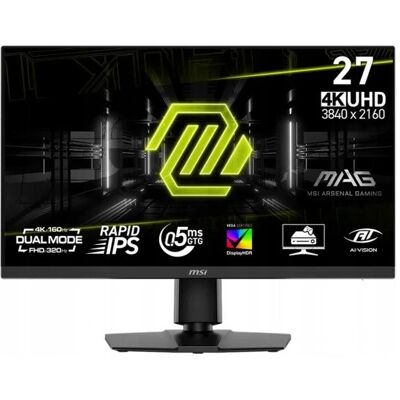 Monitor MSI MAG 272URDF E16 - 160Hz 4K 320Hz Full HD Rapid IPS 27' Monitor MSI MAG 272URDF E16 - 160Hz 4K 320Hz Full HD Rapid IPS 27'