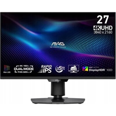 Monitor MSI MAG 274UPDF E16M - 320Hz Full HD 160Hz 4K Rapid IPS 27' Monitor MSI MAG 274UPDF E16M - 320Hz Full HD 160Hz 4K Rapid IPS 27'