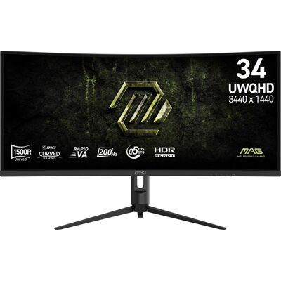 Monitor MSI MAG 342CQRF E20 34' UWQHD 200Hz Curved Rapid VA Monitor MSI MAG 342CQRF E20 34' UWQHD 200Hz Curved Rapid VA