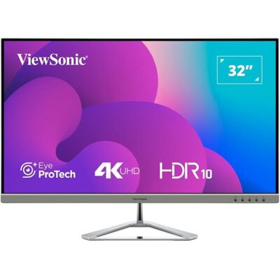 Monitor ViewSonic 32” VX3276-4K-mhd-2 (VS20235) VA 4K UHD 60Hz 2xHDMI DP MiniDP głośniki Monitor ViewSonic 32” VX3276-4K-mhd-2 (VS20235) VA 4K UHD 60Hz 2xHDMI DP MiniDP głośniki