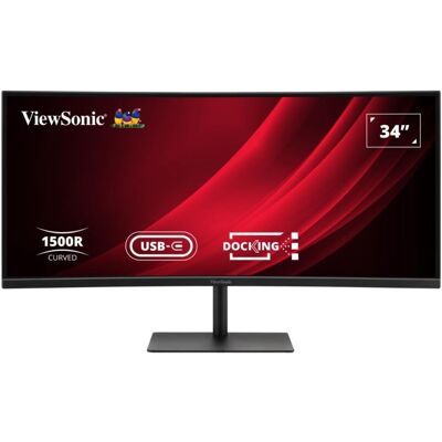 Monitor ViewSonic 34” VG3419C-2 VA UWQHD 120Hz HDMI DP HUB RJ45 głośniki Monitor ViewSonic 34” VG3419C-2 VA UWQHD 120Hz HDMI DP HUB RJ45 głośniki