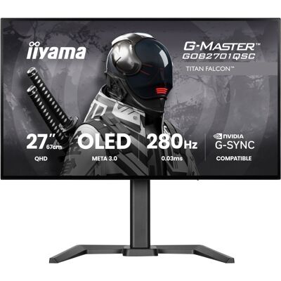 Monitor Gamingowy Iiyama G-Master Gob2701qsc-B1 Titan Falcon 27″ Qhd Woled 280 Hz Hdr G-Sync Usb-C Monitor Gamingowy Iiyama G-Master Gob2701qsc-B1 Titan Falcon 27″ Qhd Woled 280 Hz Hdr G-Sync Usb-C