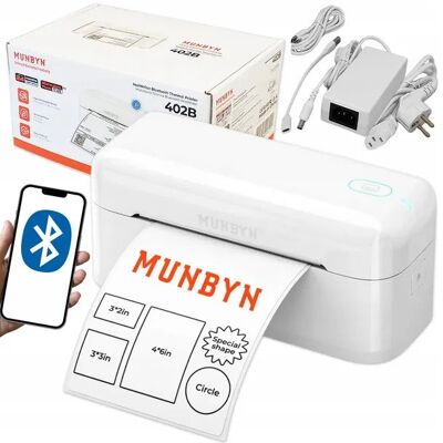 Inny producent Bezprzewodowa Drukarka Termiczna do Etykiet Munbyn RW402B Bluetooth iOS Android Inny producent Bezprzewodowa Drukarka Termiczna do Etykiet Munbyn RW402B Bluetooth iOS Android