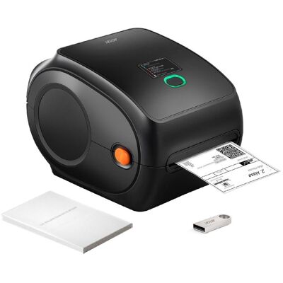 Vevor Drukarka do etykiet termicznych 4x6 300DPI Bluetooth USB Vevor Drukarka do etykiet termicznych 4x6 300DPI Bluetooth USB