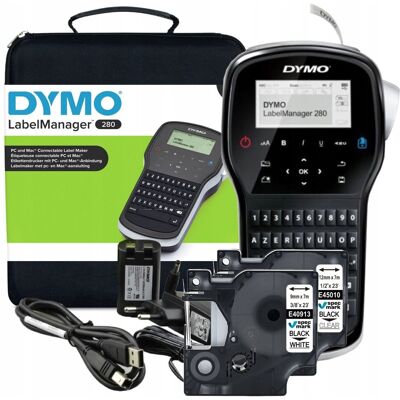 Drukarka etykiet DYMO LabelManager LM280 zestaw walizkowy + 2 taśmy Drukarka etykiet DYMO LabelManager LM280 zestaw walizkowy + 2 taśmy