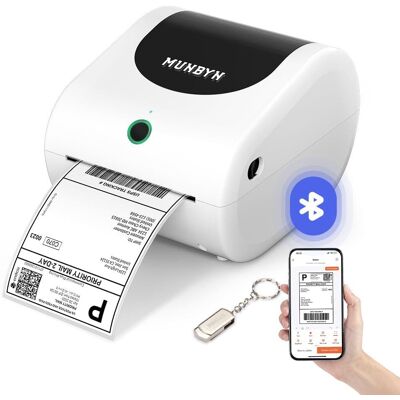 Inny producent Drukarka Etykiet Termiczna Bluetooth 4x6 USB MUNBYN 411B Inny producent Drukarka Etykiet Termiczna Bluetooth 4x6 USB MUNBYN 411B