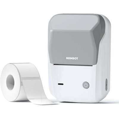 Drukarka Mini do Etykiet Samoprzylepnych Niimbot B1 Szara Termiczna Bezprzewodowa Przenośna Sterowana Telefonem Drukarka Mini do Etykiet Samoprzylepnych Niimbot B1 Szara Termiczna Bezprzewodowa Przenośna Sterowana Telefonem
