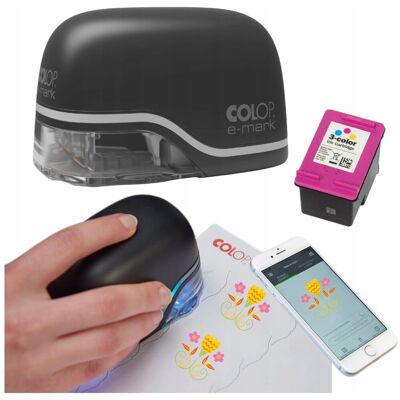 Drukarka MOBILNA COLOP E-Mark Plus KOLOR Aplikacja PL + etui linijka Drukarka MOBILNA COLOP E-Mark Plus KOLOR Aplikacja PL + etui linijka