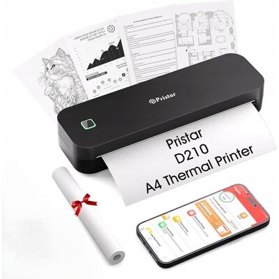 Inny producent Drukarka Termiczna Bezprzewodowa Pristar D210 do Dokumentów A4 Bluetooth Inny producent Drukarka Termiczna Bezprzewodowa Pristar D210 do Dokumentów A4 Bluetooth