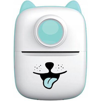 Inny producent Drukarka Termiczna Bluetooth Do Zdjęć Naklejek Notatek Etykiet / Kiddoboo X2 / Biały Piesek Inny producent Drukarka Termiczna Bluetooth Do Zdjęć Naklejek Notatek Etykiet / Kiddoboo X2 / Biały Piesek
