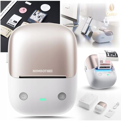 Drukarka termiczna etykiet samoprzylepnych B2 Pro Niimbot 300 DPI Bluetooth Drukarka termiczna etykiet samoprzylepnych B2 Pro Niimbot 300 DPI Bluetooth