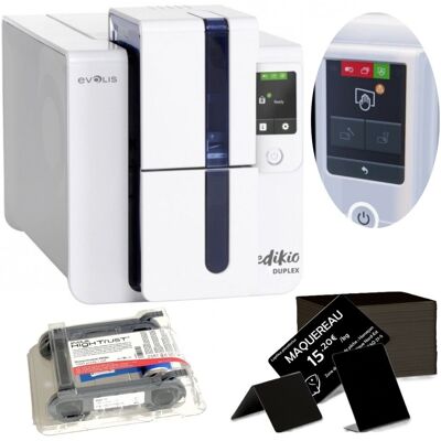 Inny producent Drukarka Termotransferowa do Kart Plastikowych Evolis Edikio Duplex USB+LAN Inny producent Drukarka Termotransferowa do Kart Plastikowych Evolis Edikio Duplex USB+LAN