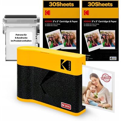 Kodak Mini 3 ERA 4PASS mobilna drukarka fotograficzna + zestaw 68 arkuszy Kodak Mini 3 ERA 4PASS mobilna drukarka fotograficzna + zestaw 68 arkuszy