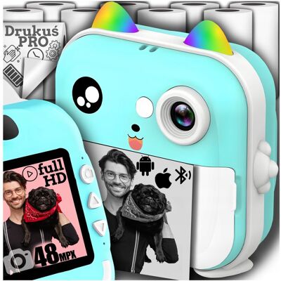 Inny producent MINI DRUKARKA TERMICZNA PRO APARAT NATYCHMIASTOWY + 10 ROLEK DODATKOWO Inny producent MINI DRUKARKA TERMICZNA PRO APARAT NATYCHMIASTOWY + 10 ROLEK DODATKOWO