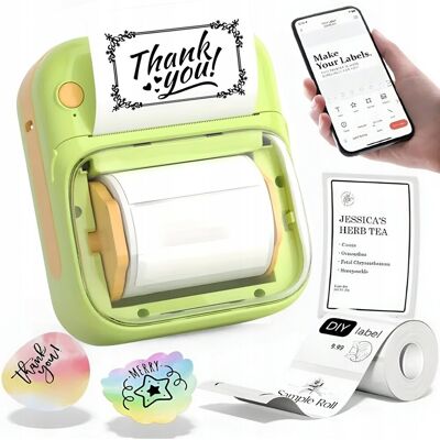 Inny producent Mini drukarka termiczna etykiet samoprzylepnych aplikacja Bluetooth Inny producent Mini drukarka termiczna etykiet samoprzylepnych aplikacja Bluetooth
