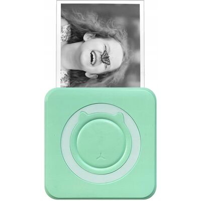 ELECTRONICA 4U Mini drukarka termiczna przenośna dla dziecka C15 zielona Bluetooth Drukuś ELECTRONICA 4U Mini drukarka termiczna przenośna dla dziecka C15 zielona Bluetooth Drukuś
