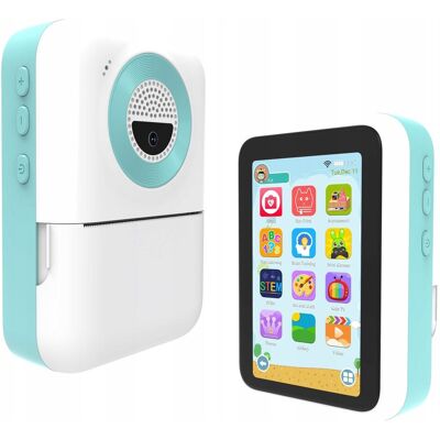 Mini Tablet Ai 4' Aparat Natychmiastowy Drukarka Kamera Dla Dzieci Xrec / Q1 / Niebieski Mini Tablet Ai 4' Aparat Natychmiastowy Drukarka Kamera Dla Dzieci Xrec / Q1 / Niebieski