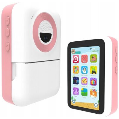 Mini Tablet Ai 4' Aparat Natychmiastowy Drukarka Kamera Dla Dzieci Xrec / Q1 / Różowy Mini Tablet Ai 4' Aparat Natychmiastowy Drukarka Kamera Dla Dzieci Xrec / Q1 / Różowy