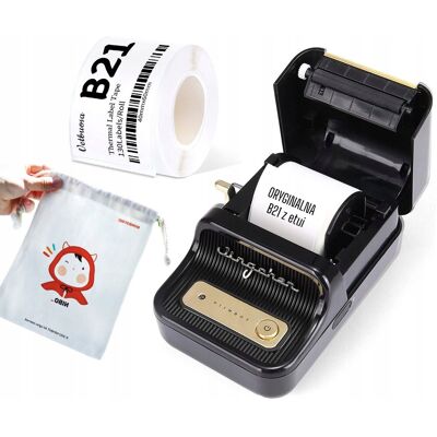 Inny producent .Niimbot B21 Drukarka Termiczna Naklejki Bluetooth Inny producent .Niimbot B21 Drukarka Termiczna Naklejki Bluetooth