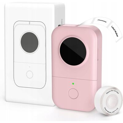 Phomemo D30 mini drukarka etykiet samoprzylepnych taśma z Bluetooth różowa Phomemo D30 mini drukarka etykiet samoprzylepnych taśma z Bluetooth różowa