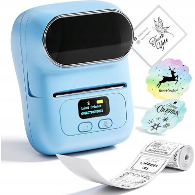 Phomemo M110 mini drukarka termiczna samoprzylepnych etykiet naklejek blue Phomemo M110 mini drukarka termiczna samoprzylepnych etykiet naklejek blue