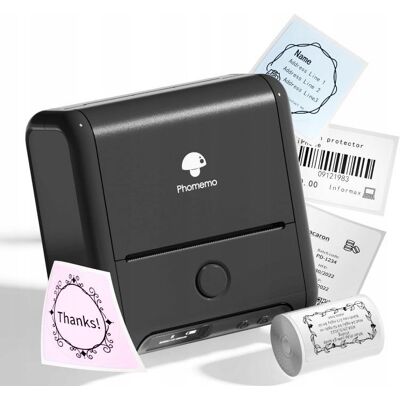 Przenośny termiczny drukarka etykiet Bluetooth Phomemo M200 - Kompakt, 203 DPI Przenośny termiczny drukarka etykiet Bluetooth Phomemo M200 - Kompakt, 203 DPI