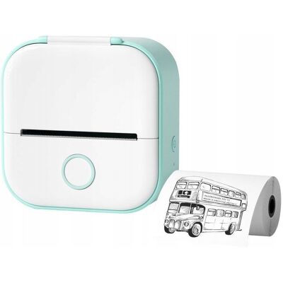 Phomemo T02 Drukarka Termiczna Bluetooth do Zdjęć Naklejek Notatek Etykiet / Biało - Zielona Phomemo T02 Drukarka Termiczna Bluetooth do Zdjęć Naklejek Notatek Etykiet / Biało - Zielona