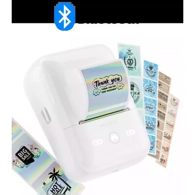 Inny producent Przenośna Drukarka Termiczna Mobilna do Etykiet Naklejek Ozdobnych Diy Drukuś Inny producent Przenośna Drukarka Termiczna Mobilna do Etykiet Naklejek Ozdobnych Diy Drukuś
