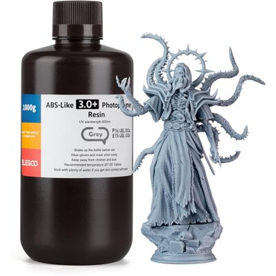 Elegoo Abs-Like Resin 3.0 Plus Żywica Do Drukarek 3d 1000g Szary Elegoo Abs-Like Resin 3.0 Plus Żywica Do Drukarek 3d 1000g Szary